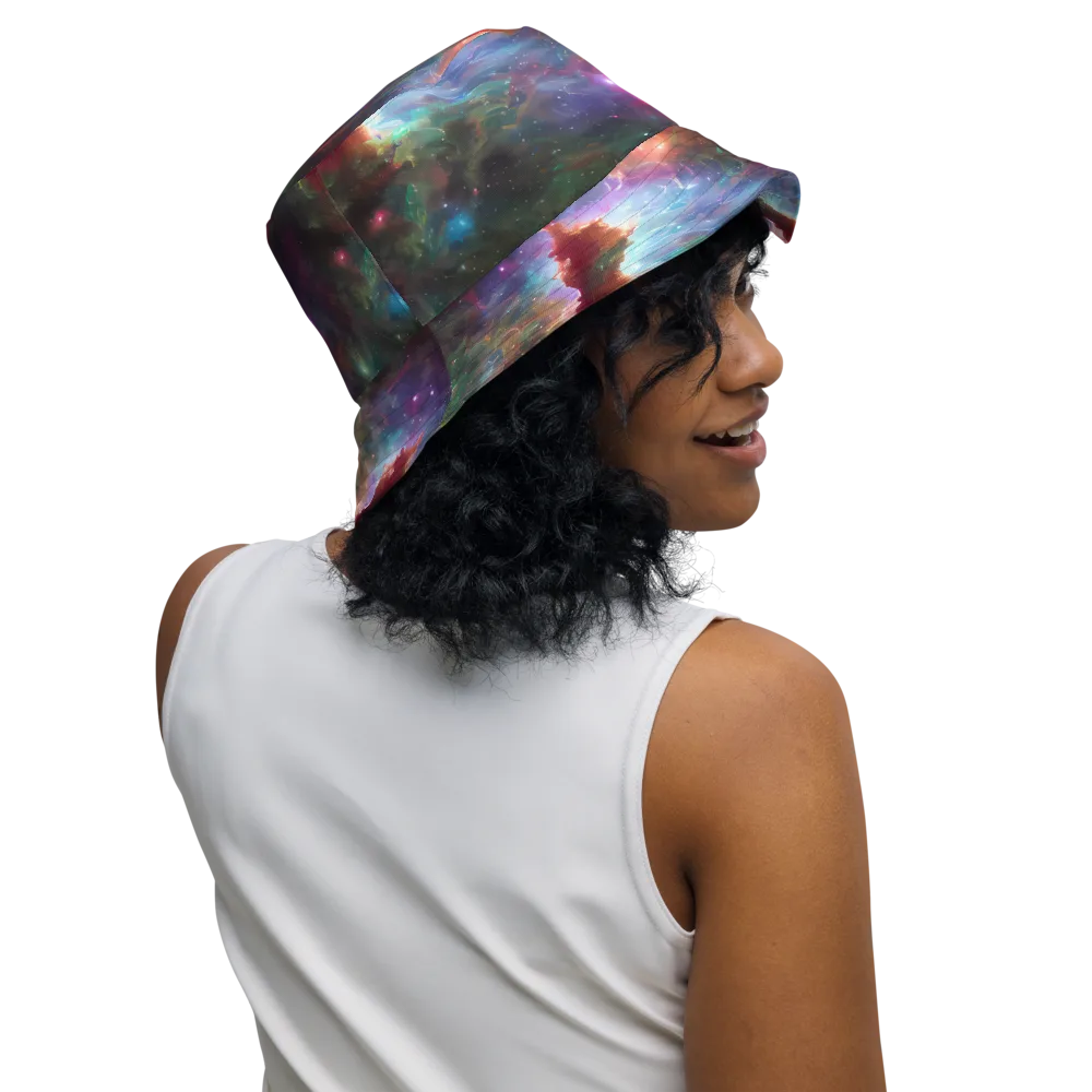 Astral Infusion on Reversible Bucket Hat — Right Outside