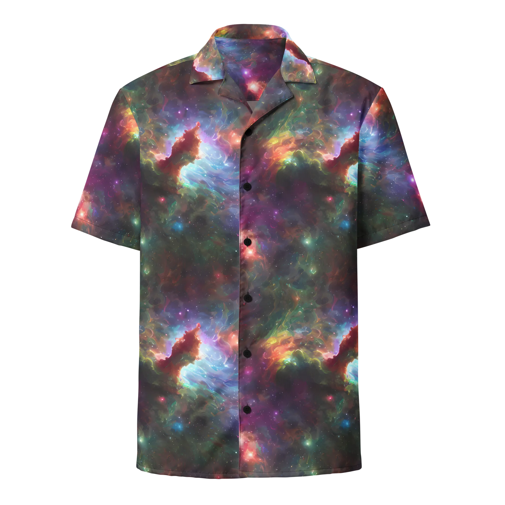 Astral Infusion on Button Shirt — Front