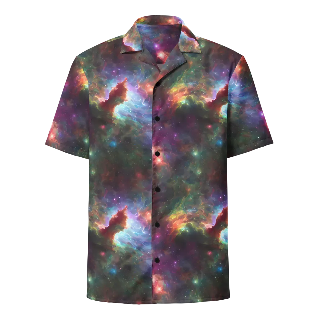 Astral Infusion on Button Shirt — Front