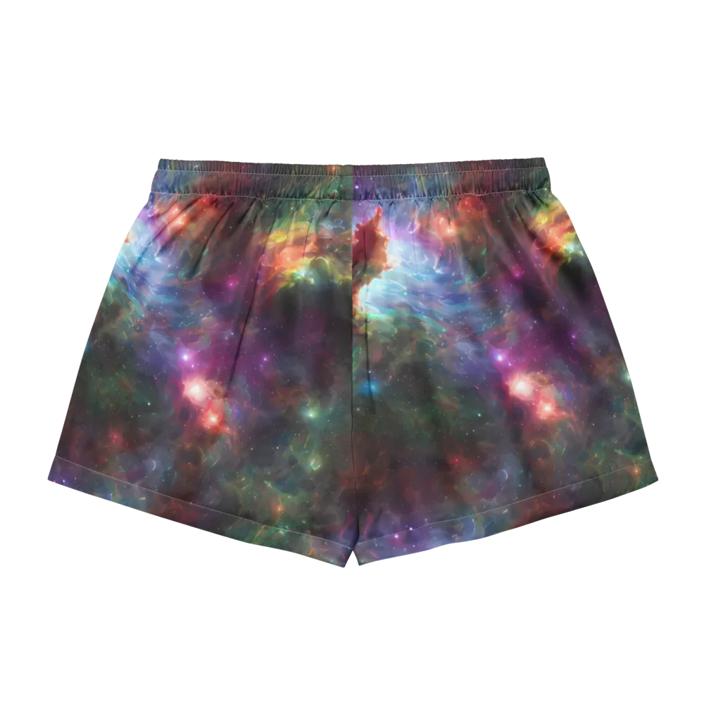 Astral Infusion on Women's Pajama Shorts — Back