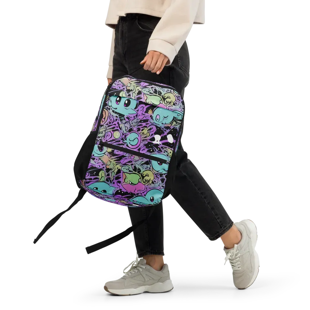 Neon Dreamlings on Utility Backpack — Front