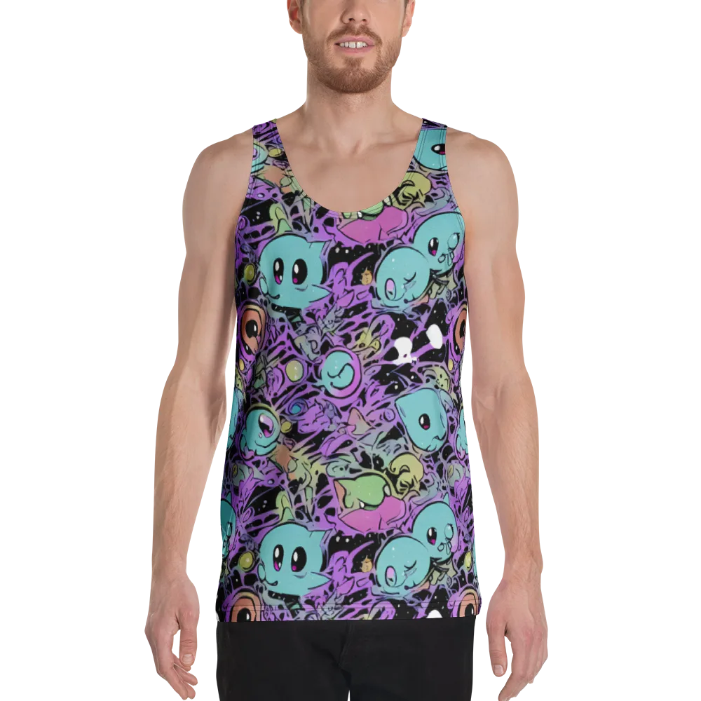 Neon Dreamlings on Men's Tank Top — Front