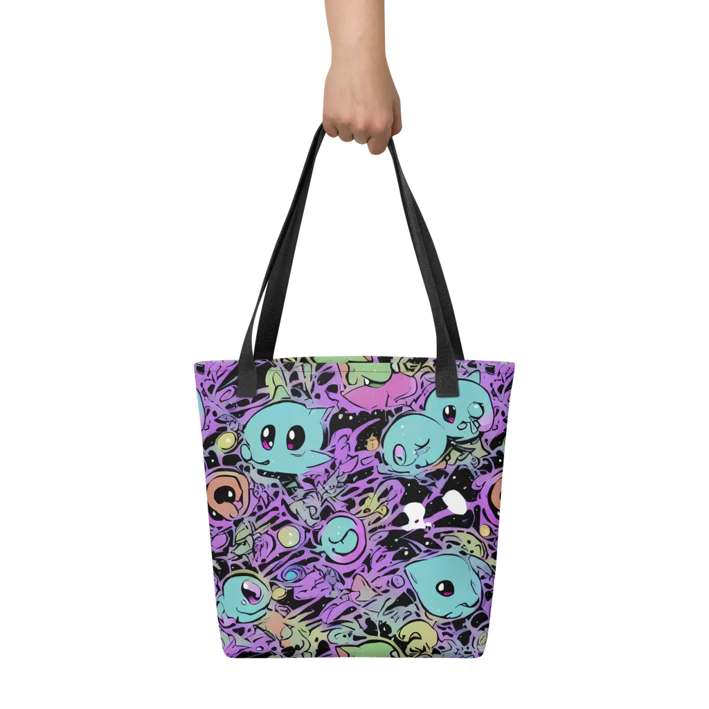 Neon Dreamlings on Tote Bag — Front