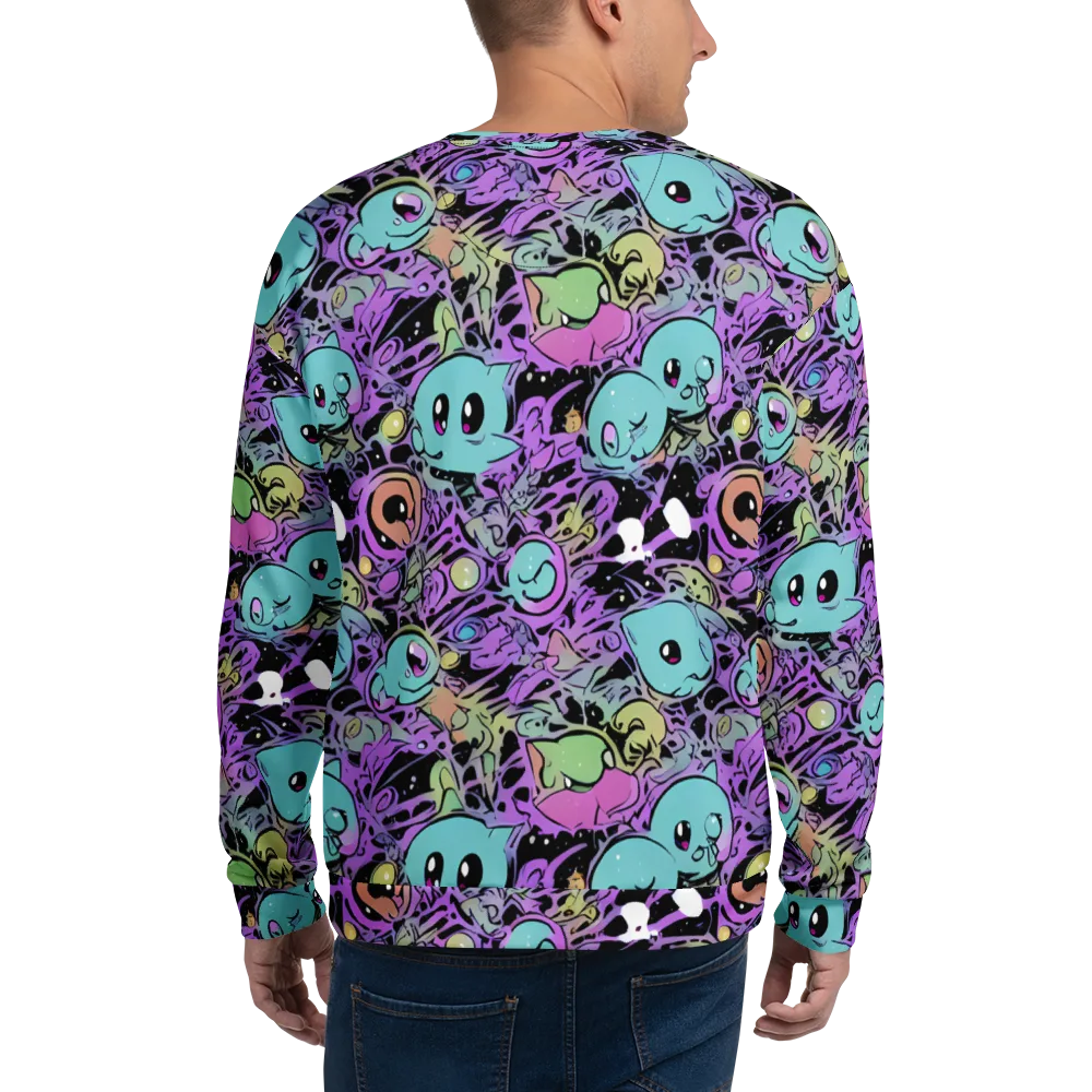 Neon Dreamlings on Sweatshirt — Back