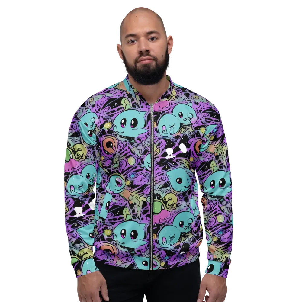 Neon Dreamlings on Bomber Jacket — Front