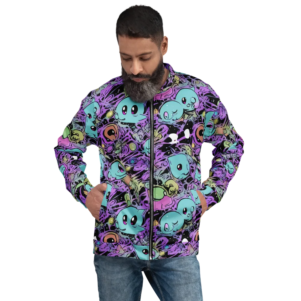 Neon Dreamlings on Bomber Jacket — Front