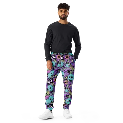 Neon Dreamlings on a Men's Joggers