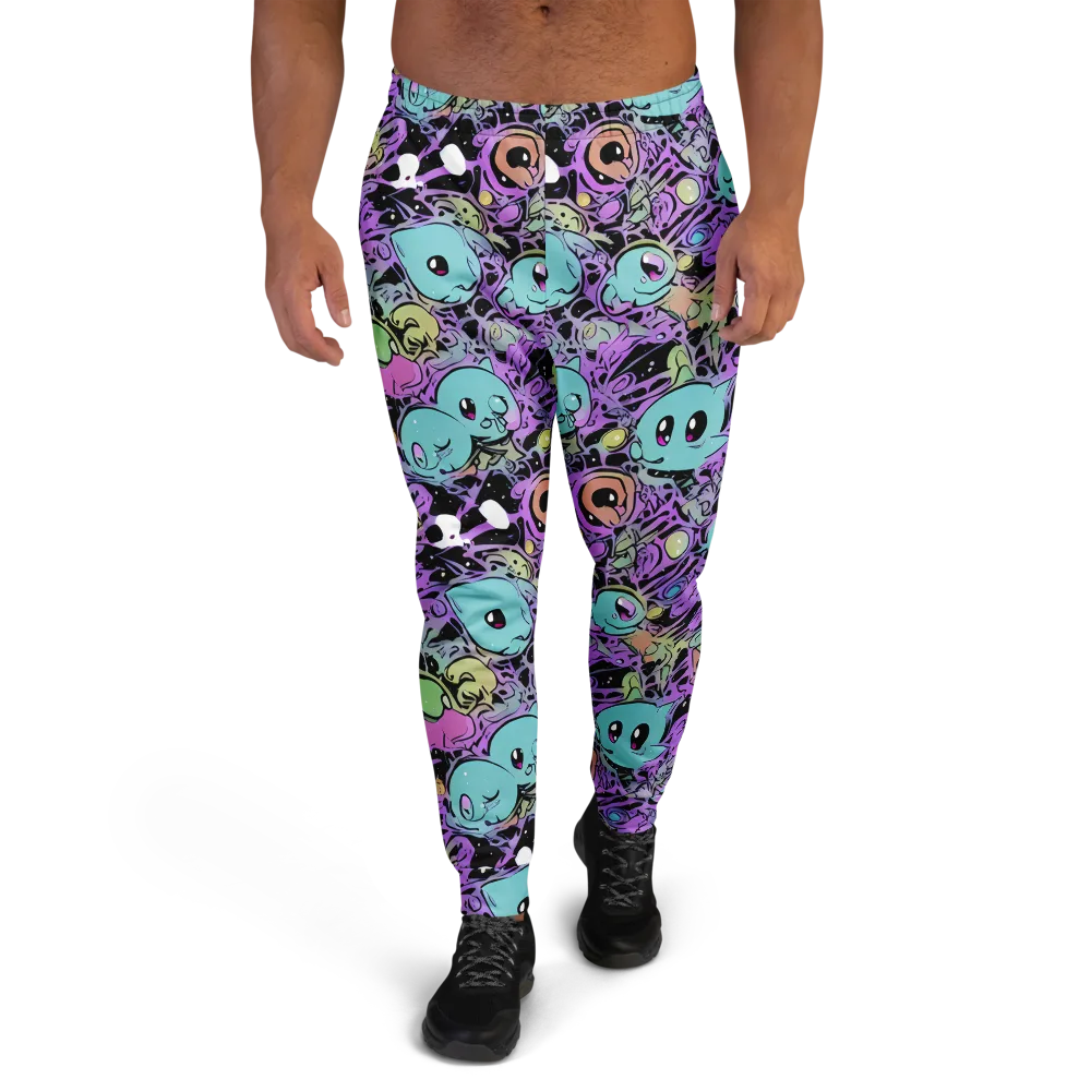 Neon Dreamlings on Men's Joggers — Front