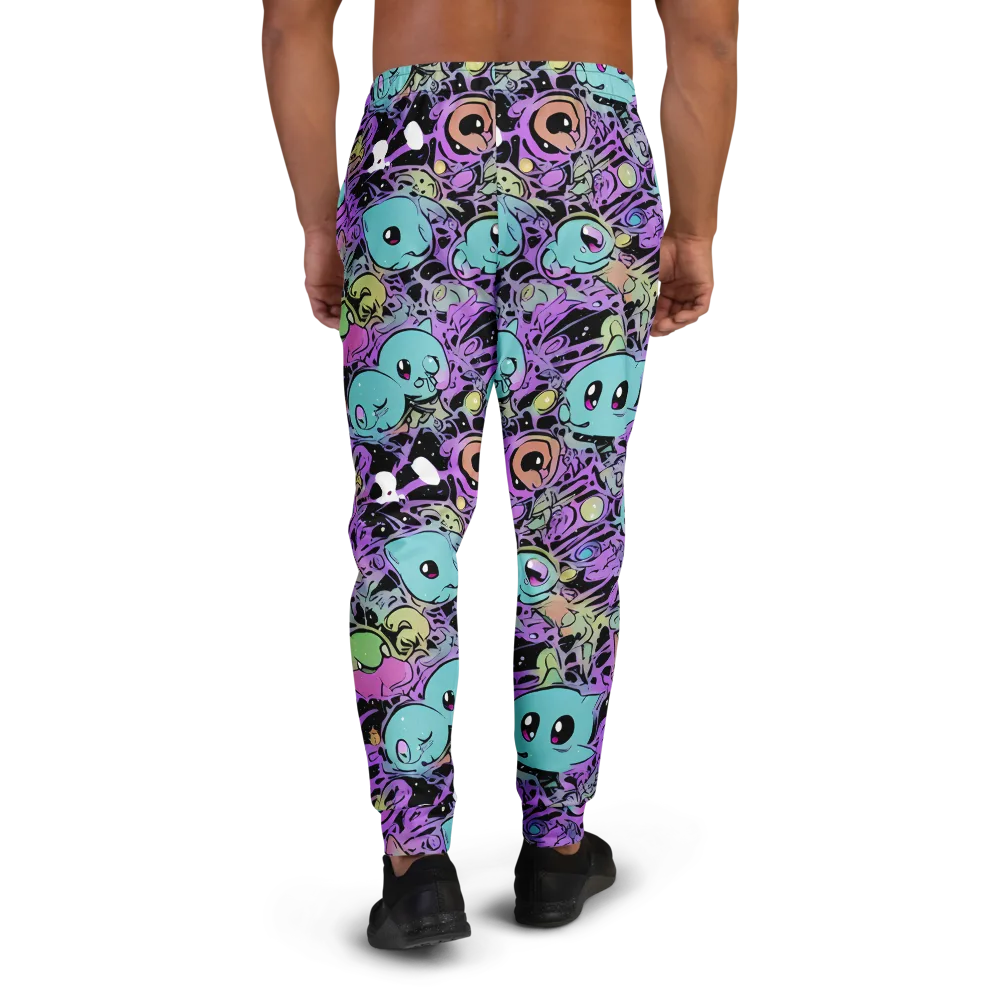 Neon Dreamlings on Men's Joggers — Back