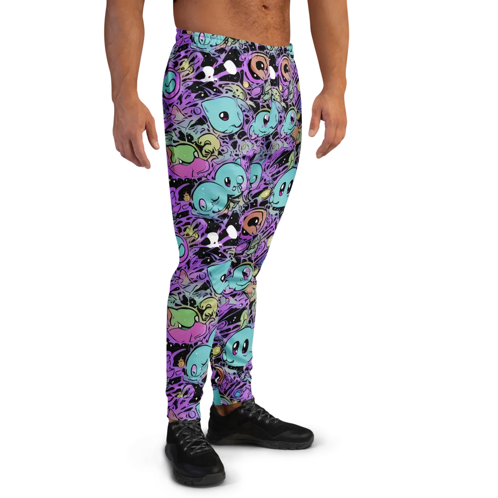 Neon Dreamlings on Men's Joggers — Right