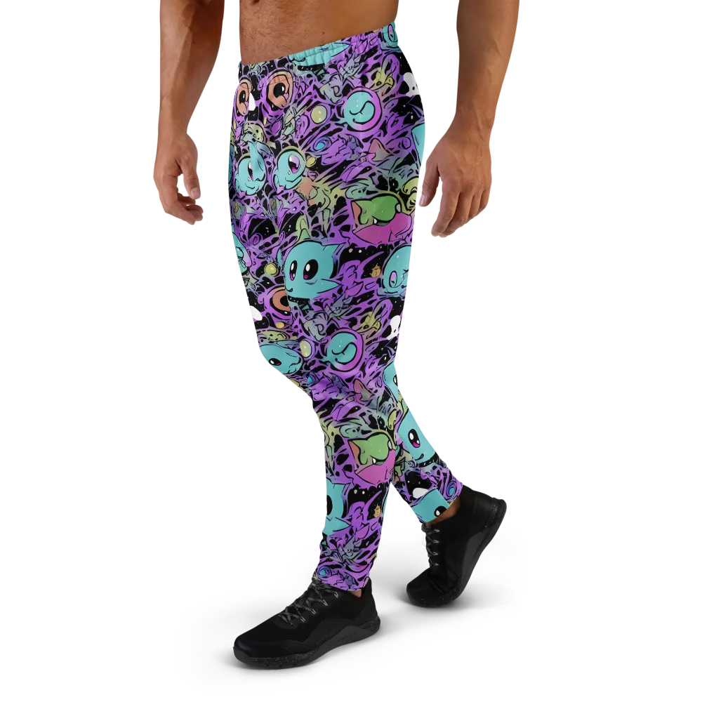 Neon Dreamlings on Men's Joggers — Left