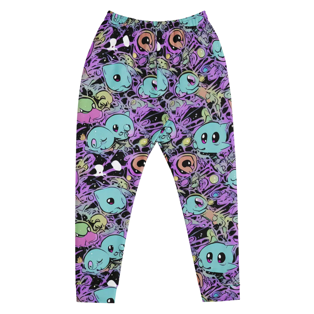 Neon Dreamlings on Men's Joggers — Front