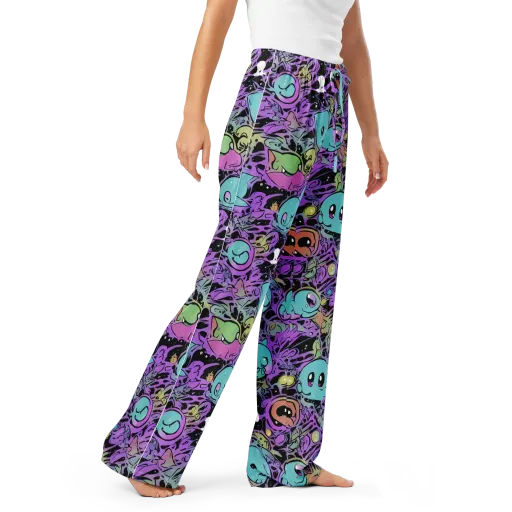 Neon Dreamlings on a Women's Pajama Pants