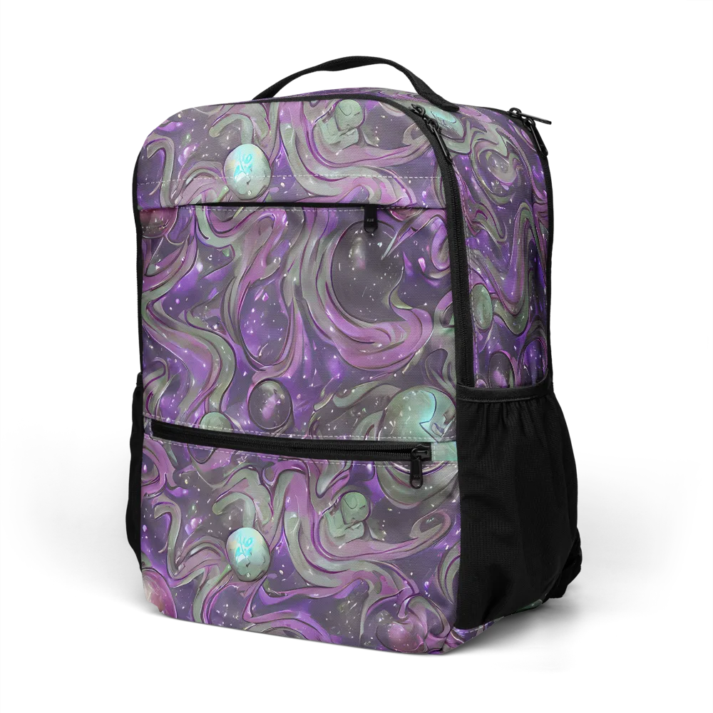 Amethyst Orbit on Utility Backpack — Left Front