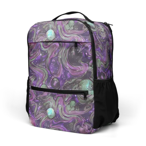 Amethyst Orbit on a Utility Backpack