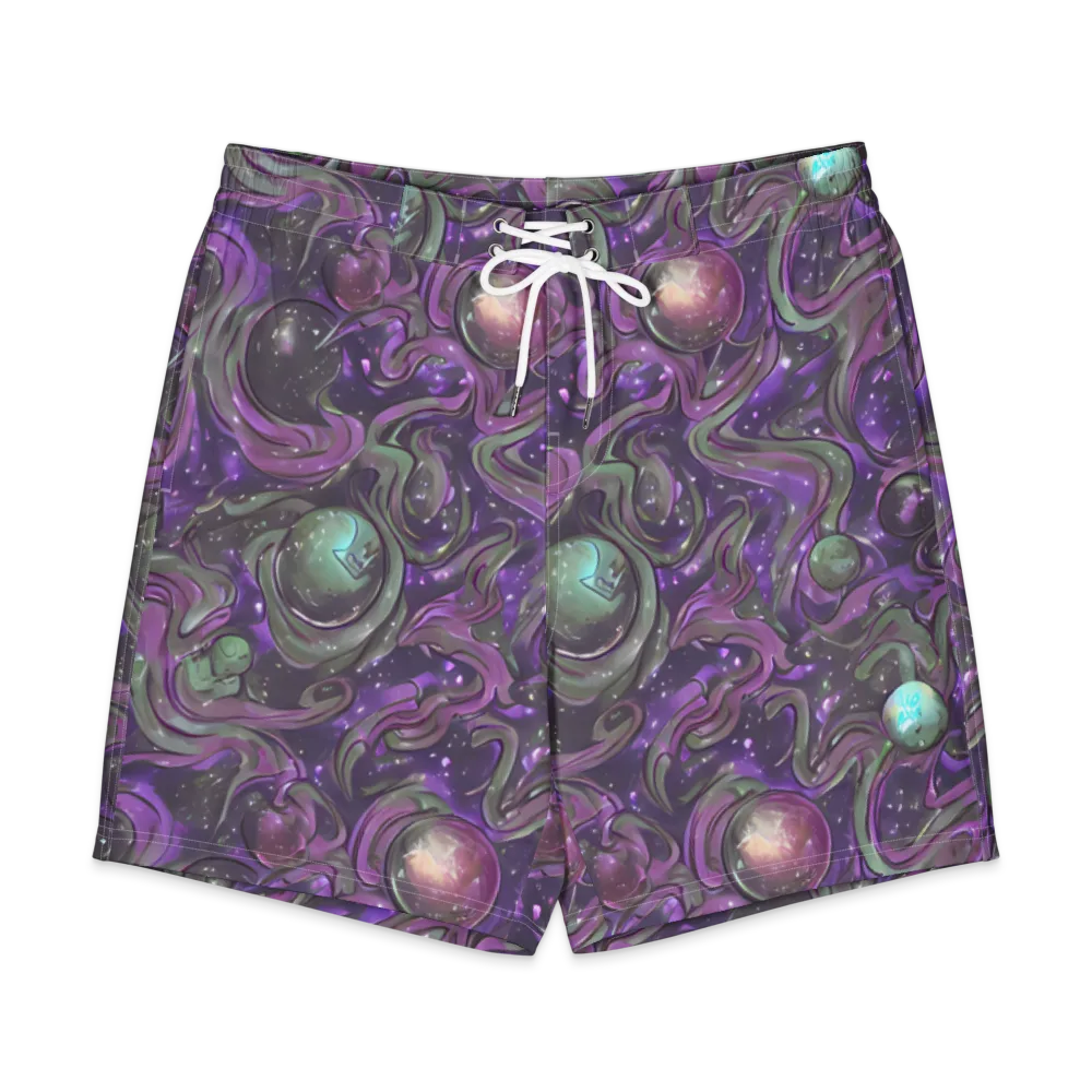 Amethyst Orbit on Men's Board Shorts — Front