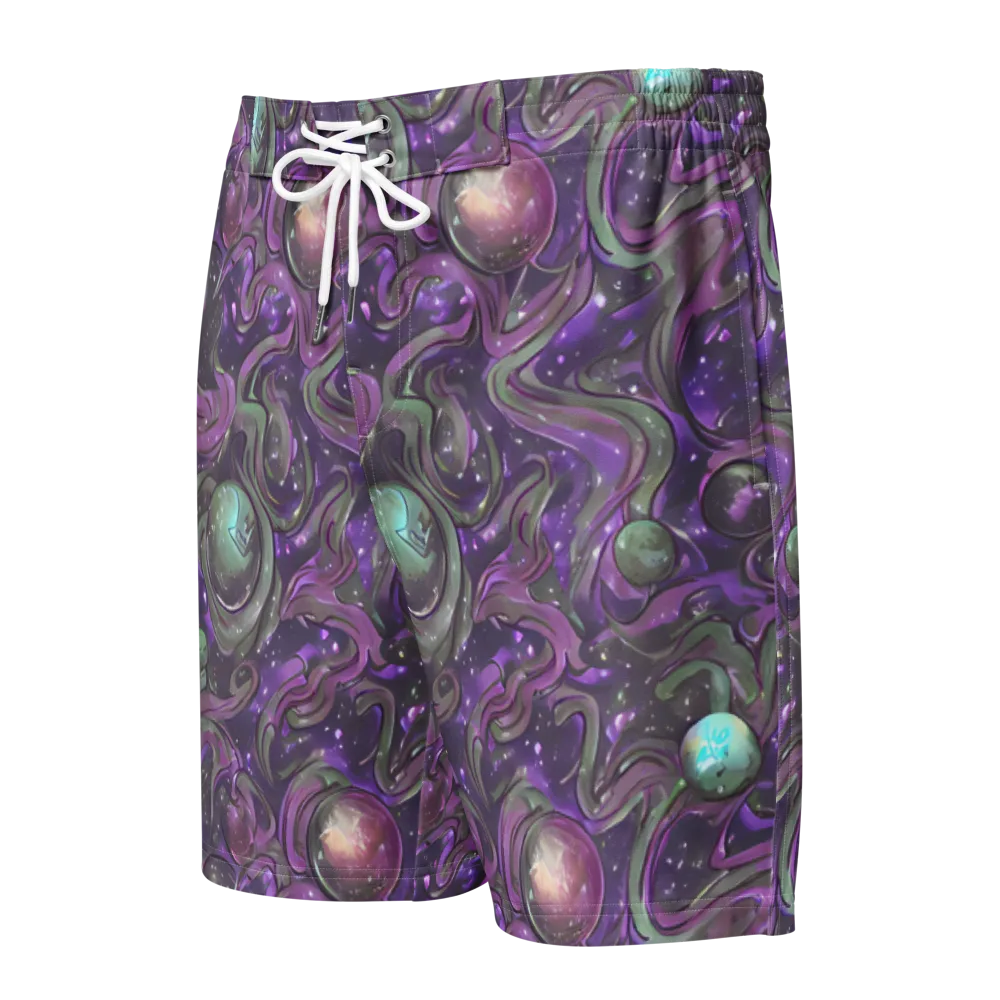 Amethyst Orbit on Men's Board Shorts — Front