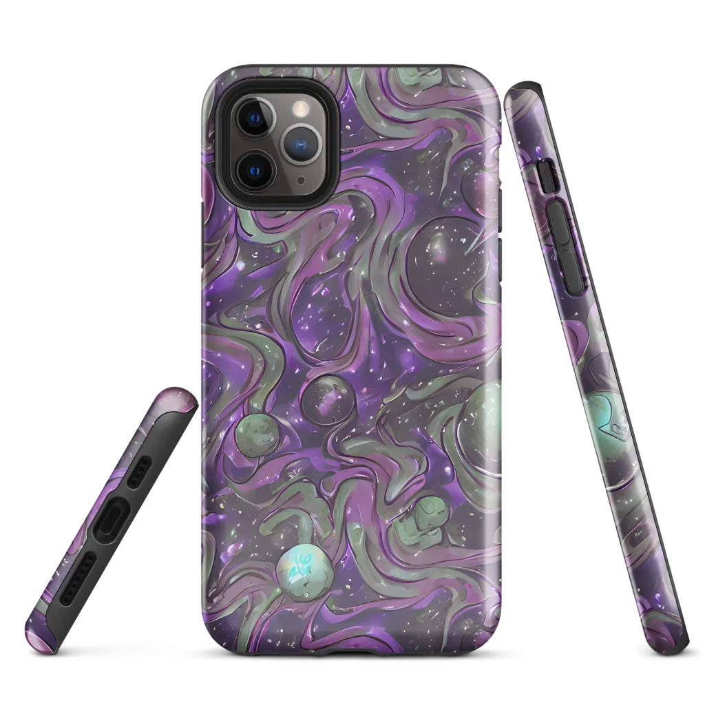 Amethyst Orbit on Tough Case for iPhone® — Front