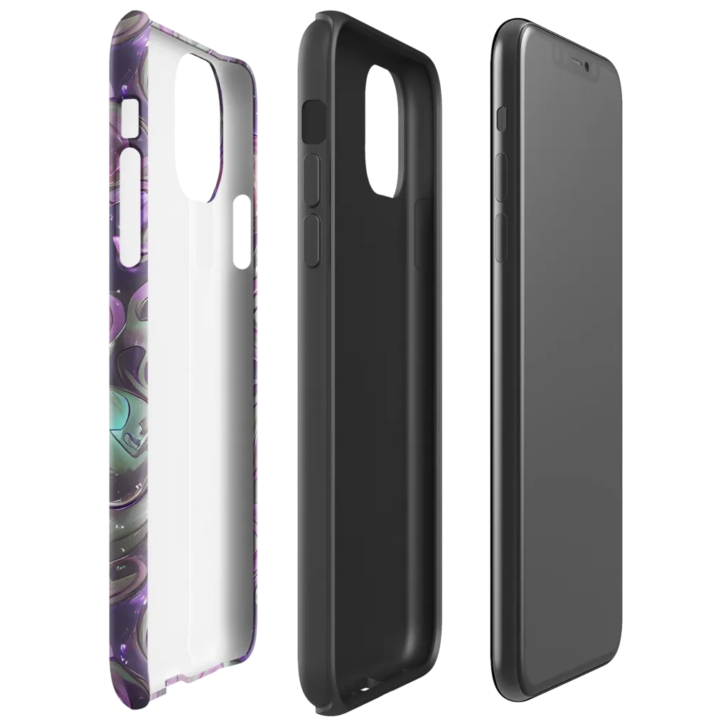 Amethyst Orbit on Tough Case for iPhone® — Right