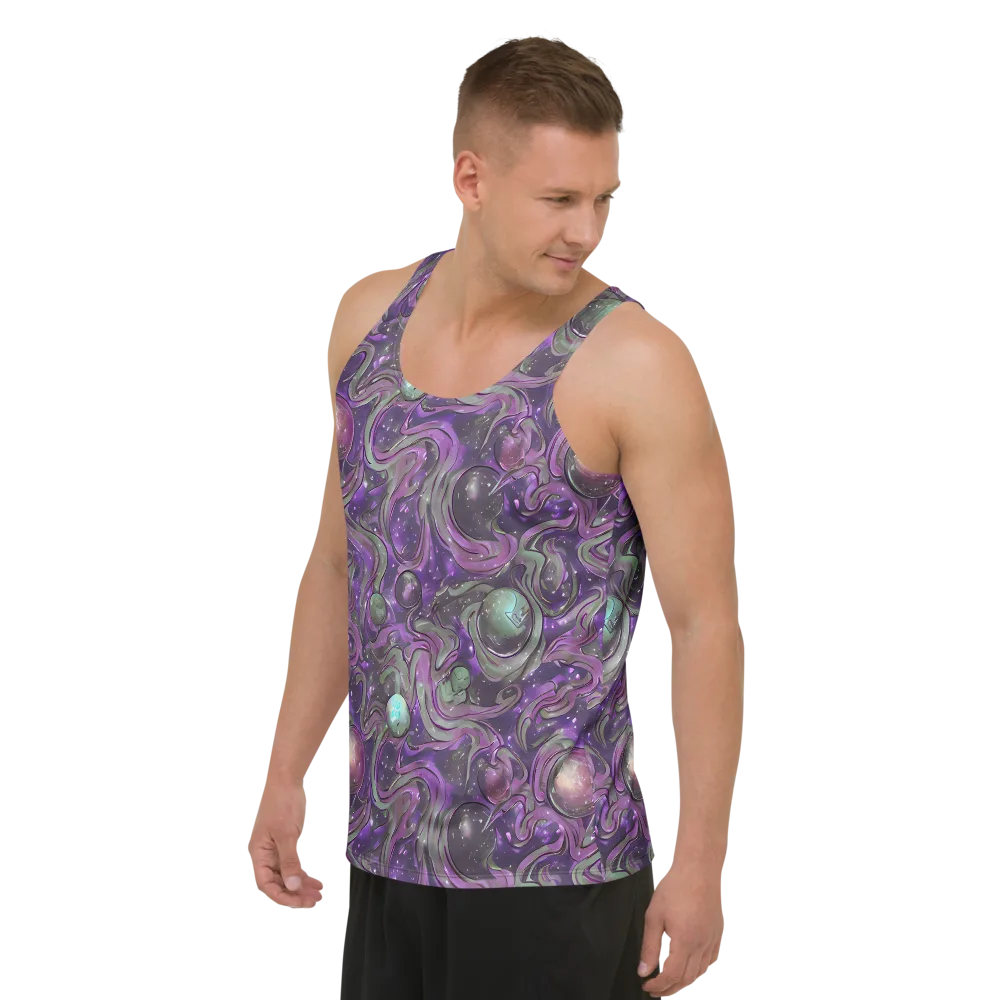 Amethyst Orbit on Men's Tank Top — Left Front