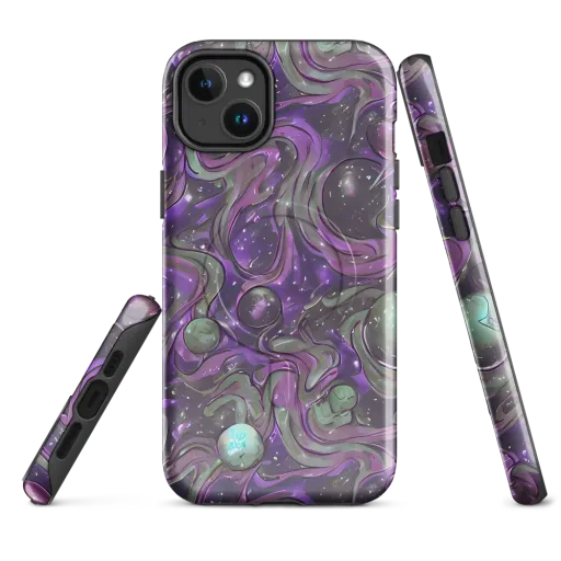 Amethyst Orbit on a MagSafe Tough Case for iPhone®