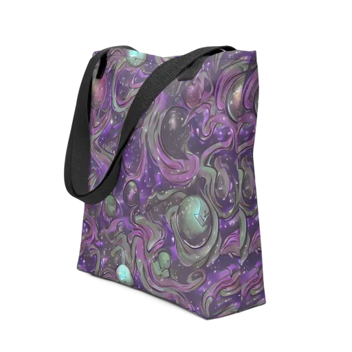 Amethyst Orbit on a Tote Bag