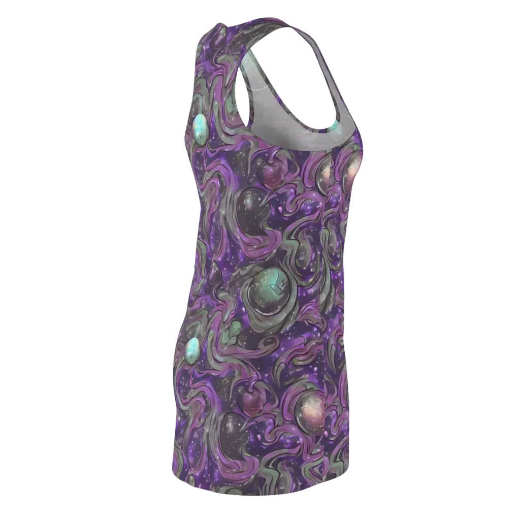 Amethyst Orbit on Racerback Dress — Back Side