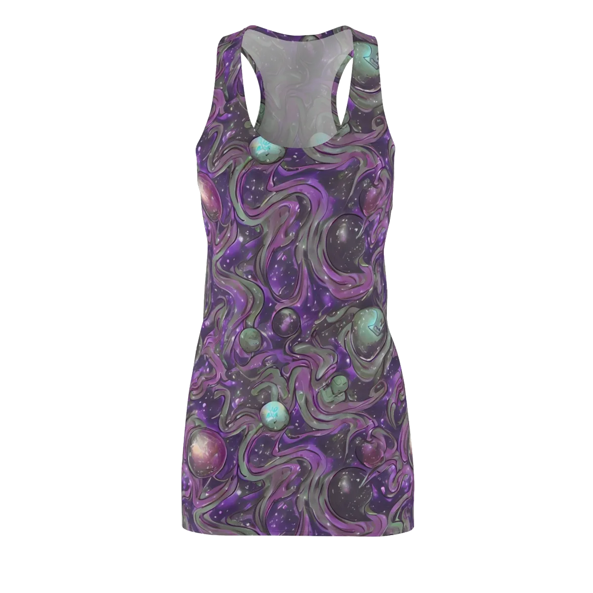 Amethyst Orbit on Racerback Dress — Front