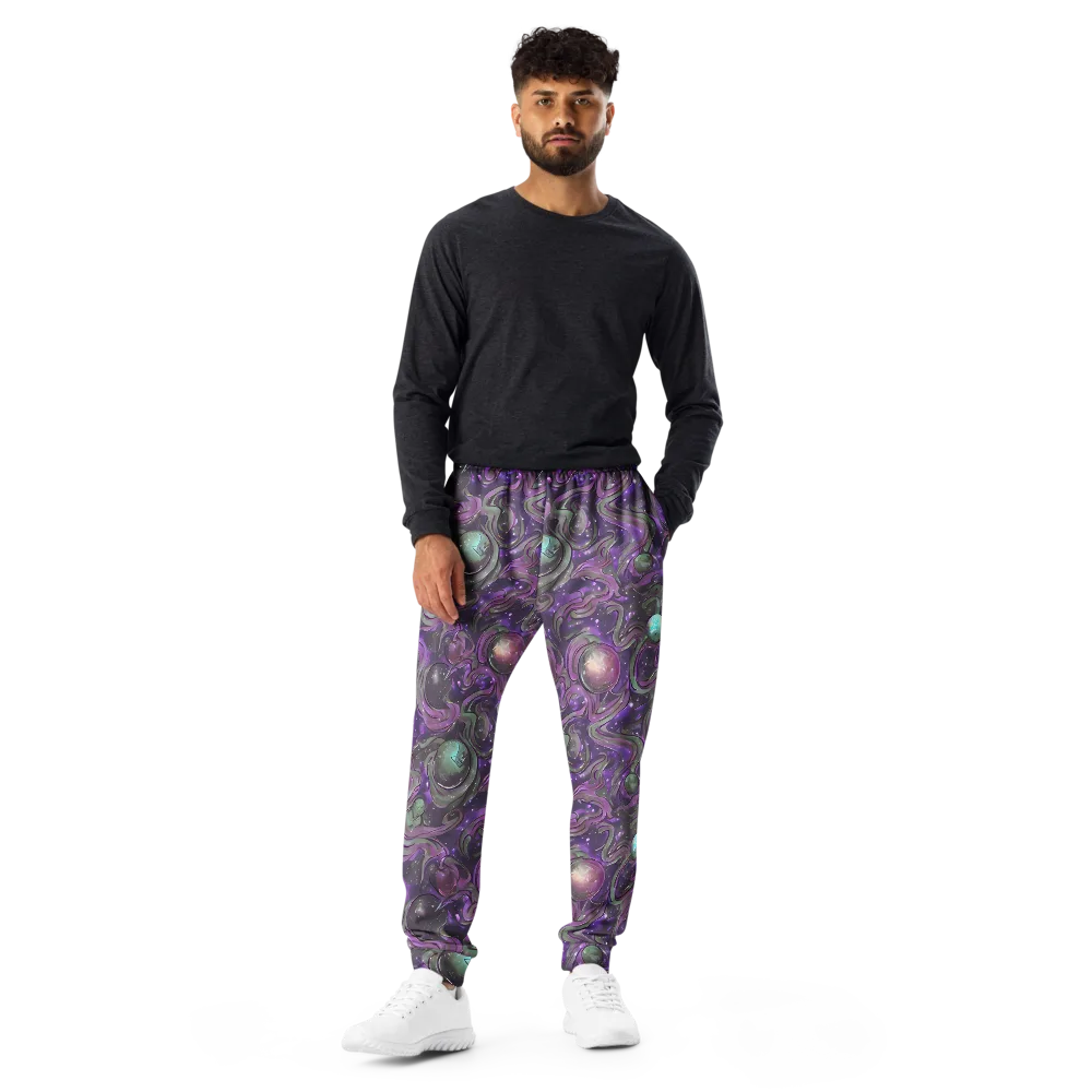 Amethyst Orbit on Men's Joggers — Front