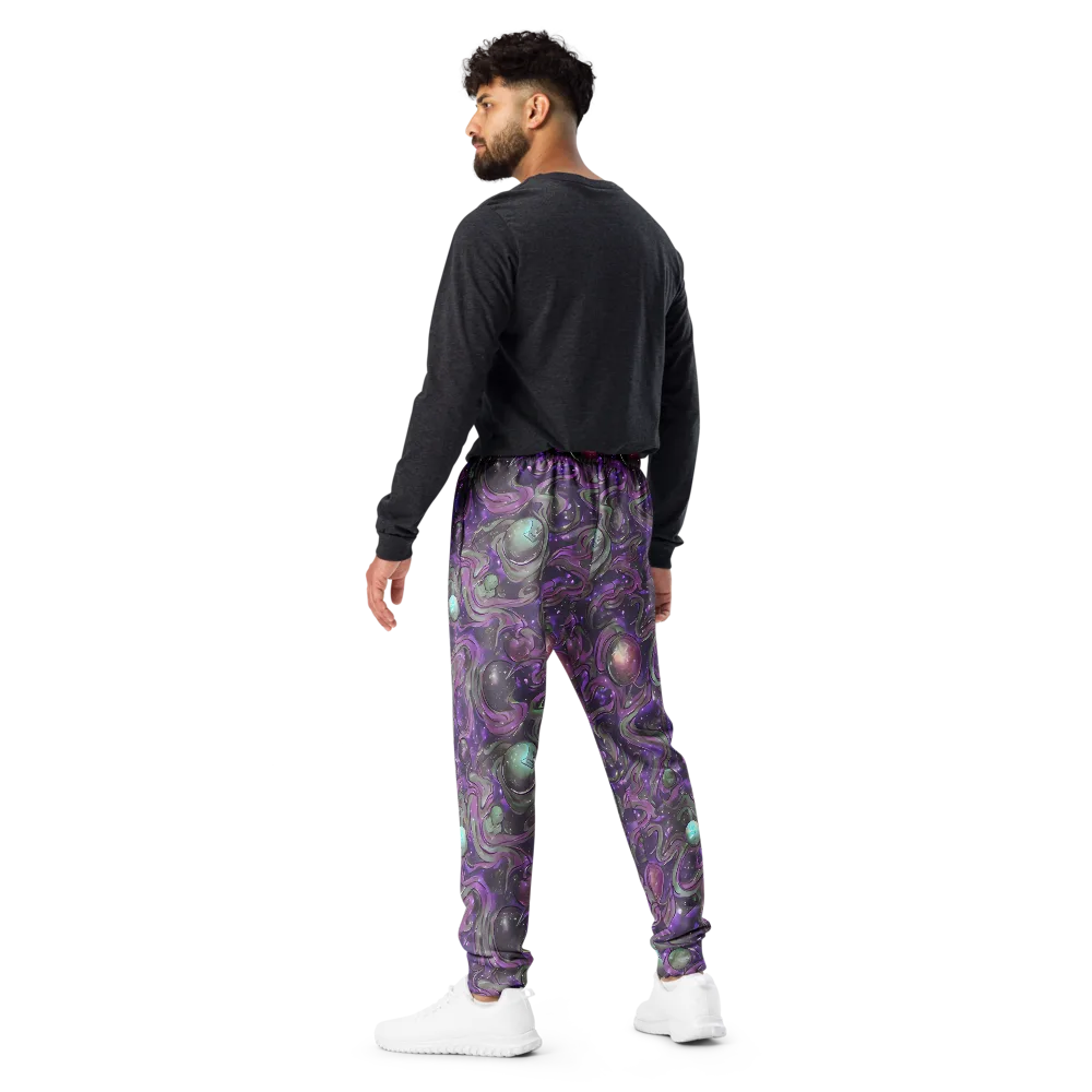 Amethyst Orbit on Men's Joggers — Back