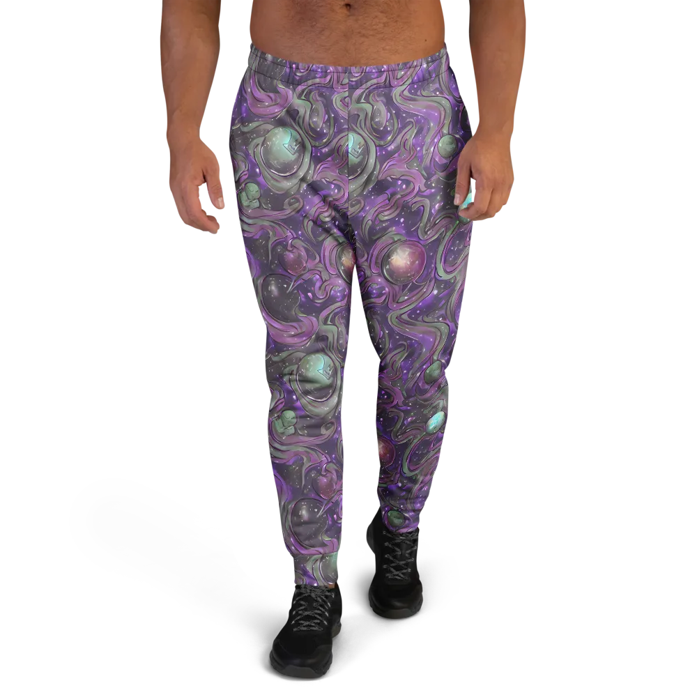Amethyst Orbit on Men's Joggers — Front