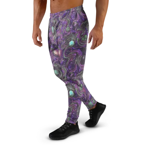 Amethyst Orbit on a Men's Joggers