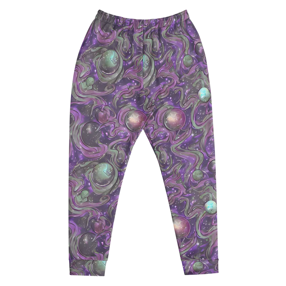 Amethyst Orbit on Men's Joggers — Front