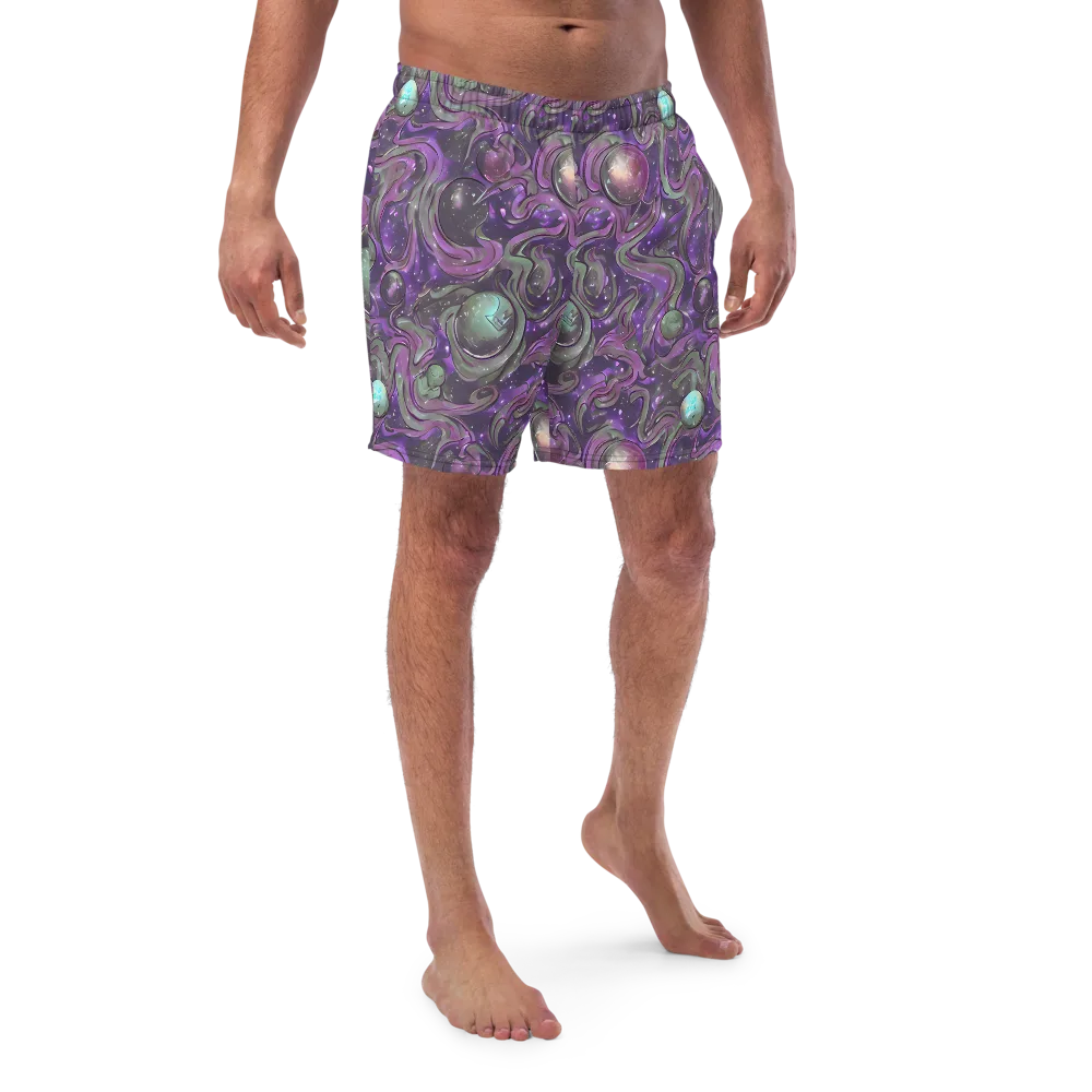 Amethyst Orbit on Swim Trunks — Front