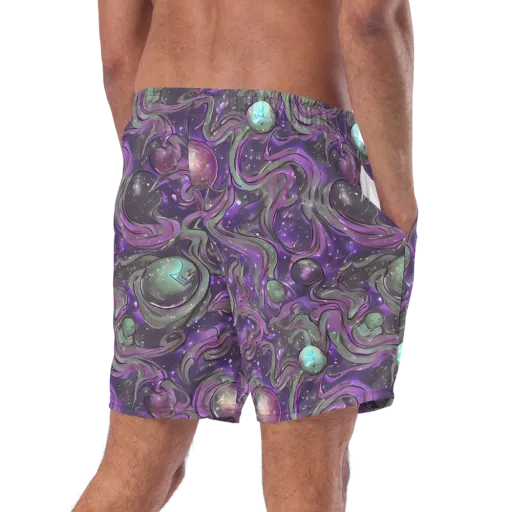 Amethyst Orbit on a Swim Trunks