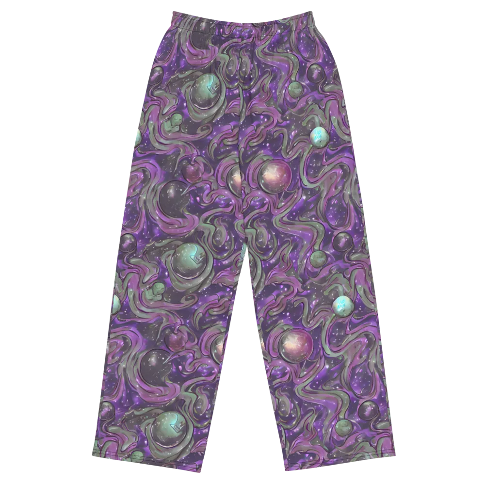 Amethyst Orbit on Wide-Leg Pants — Front