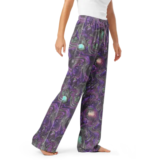 Amethyst Orbit on a Women's Pajama Pants