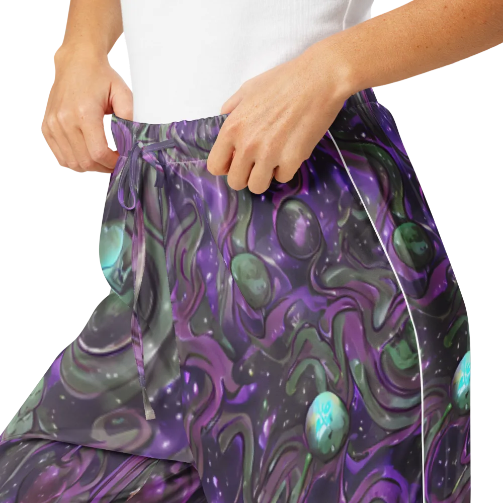 Amethyst Orbit on Women's Pajama Pants — Product details