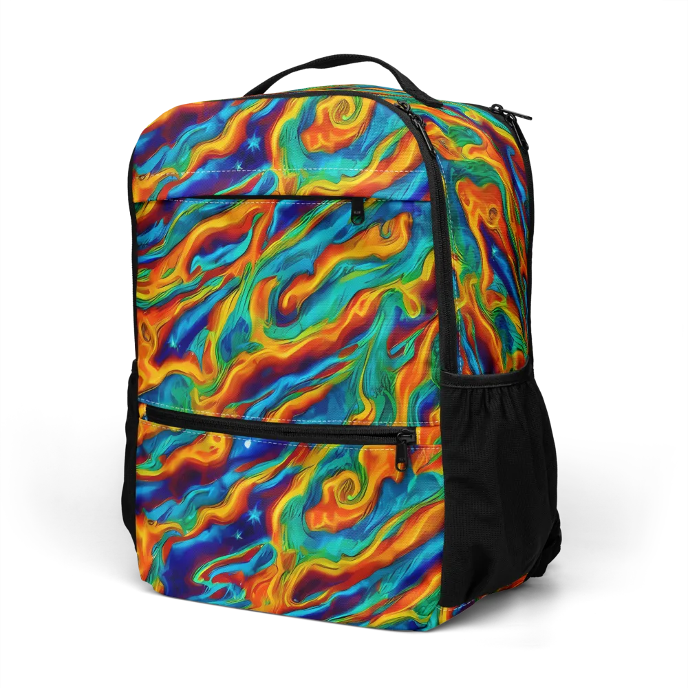 Carnival Current on Utility Backpack — Left Front