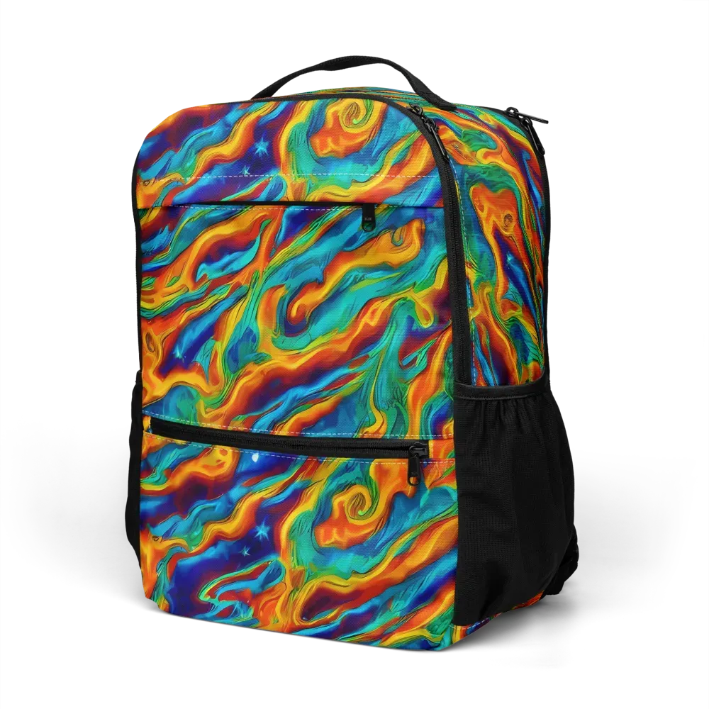 Carnival Current on Utility Backpack — Left Front