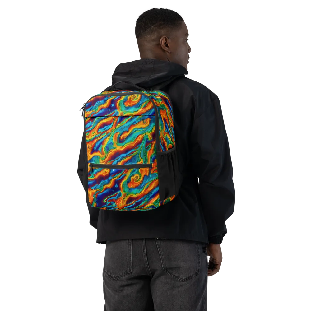 Carnival Current on Utility Backpack — Back