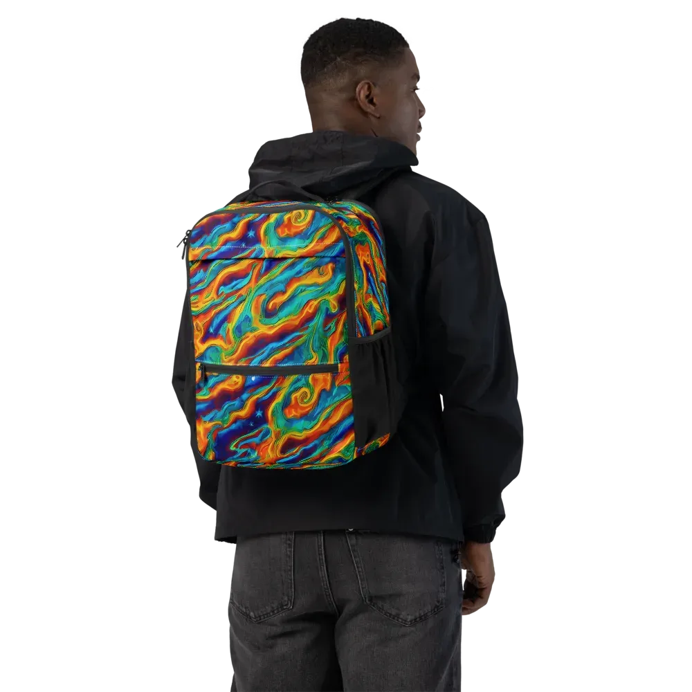 Carnival Current on Utility Backpack — Back