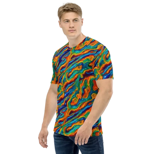 Carnival Current on a Men's Crew Neck T-Shirt