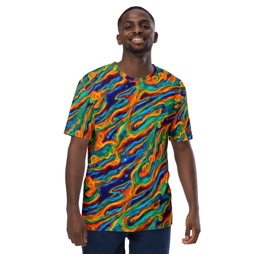 Carnival Current on Men's Crew Neck T-Shirt — Front