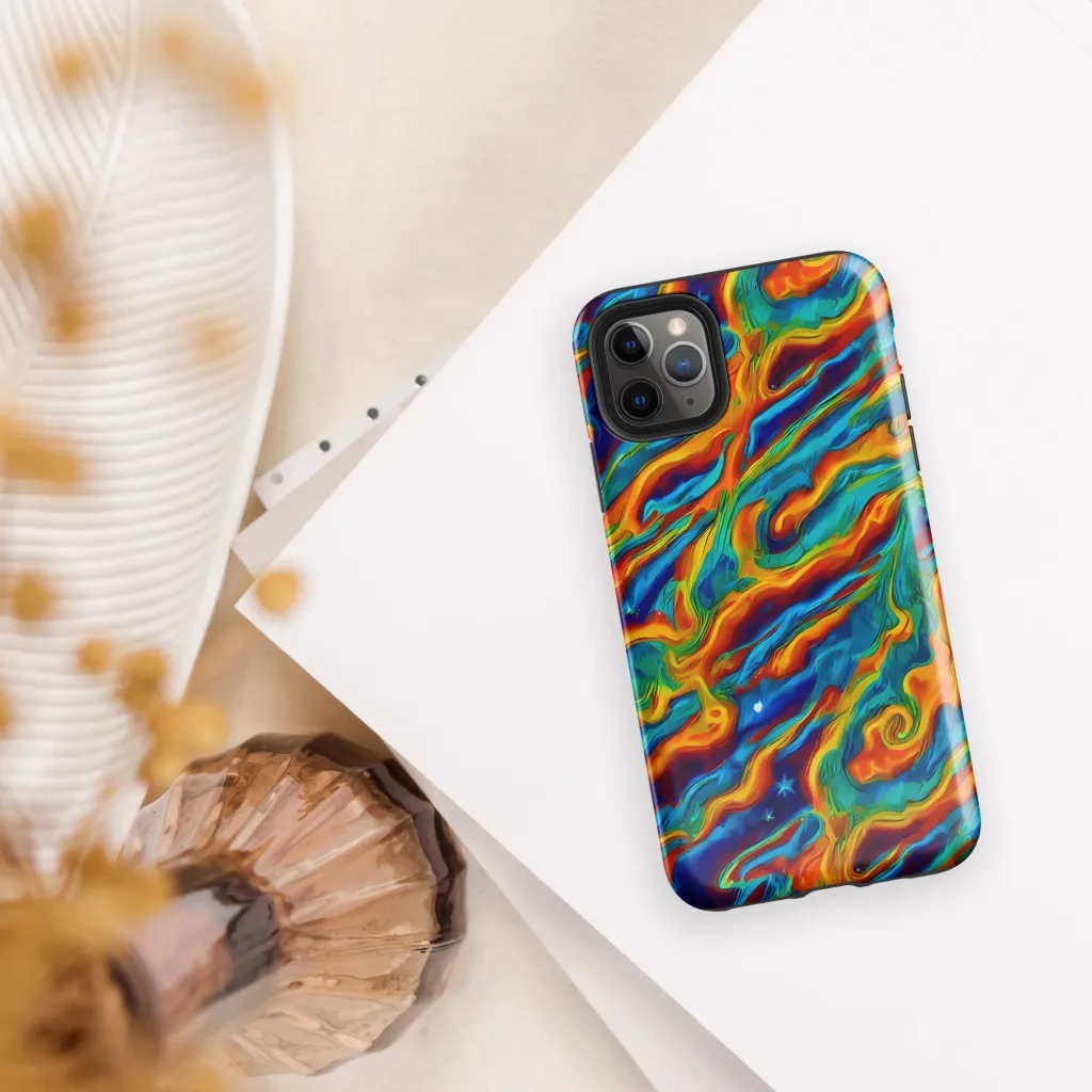 Carnival Current on Tough Case for iPhone® — Front
