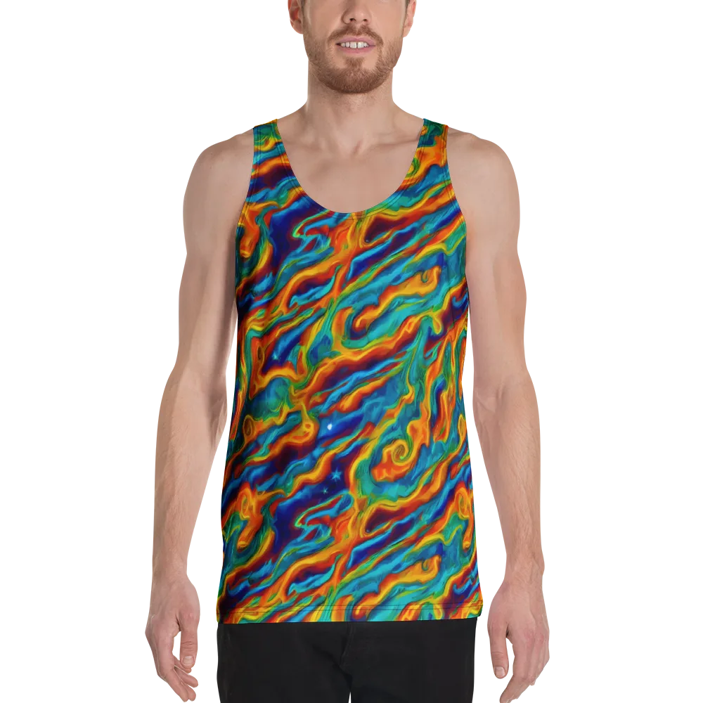 Carnival Current on Men's Tank Top — Front