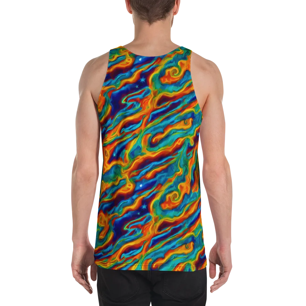 Carnival Current on Men's Tank Top — Back