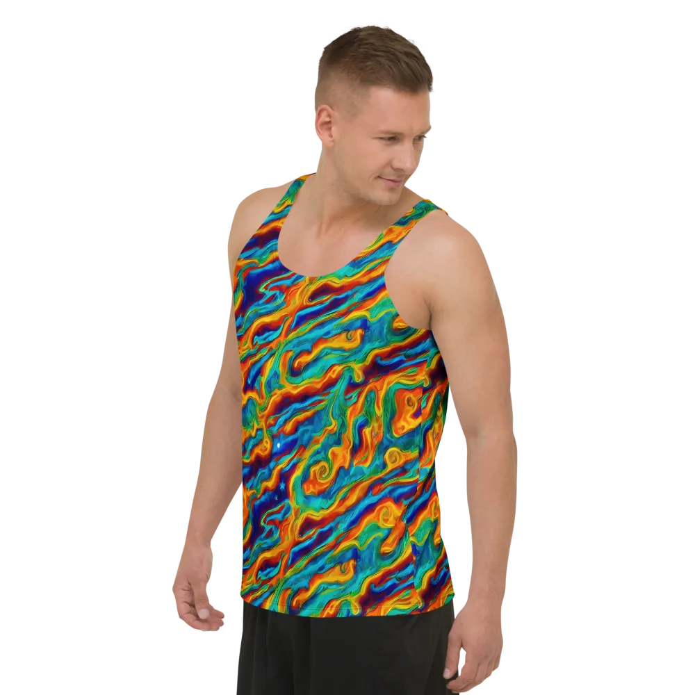 Carnival Current on Men's Tank Top — Left Front