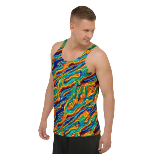 Carnival Current on a Men's Tank Top