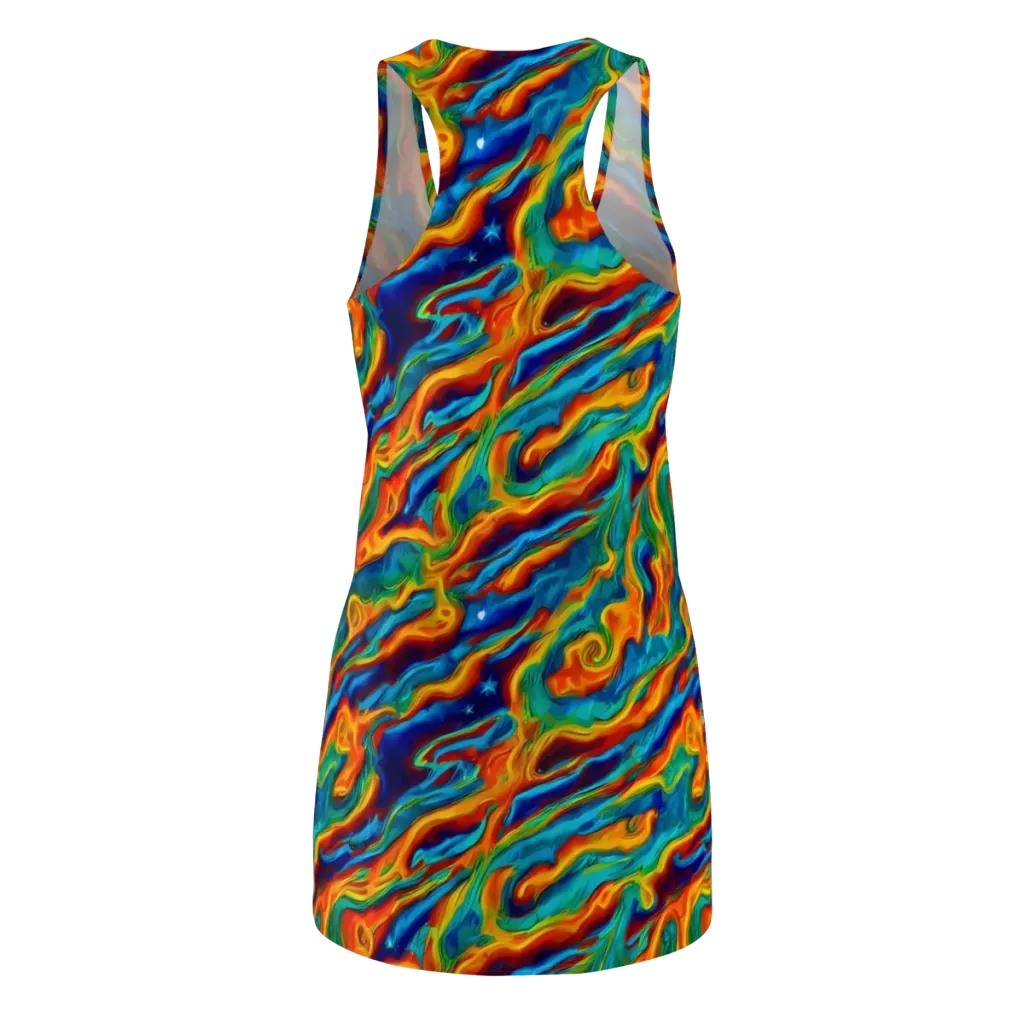 Carnival Current on Racerback Dress — Back